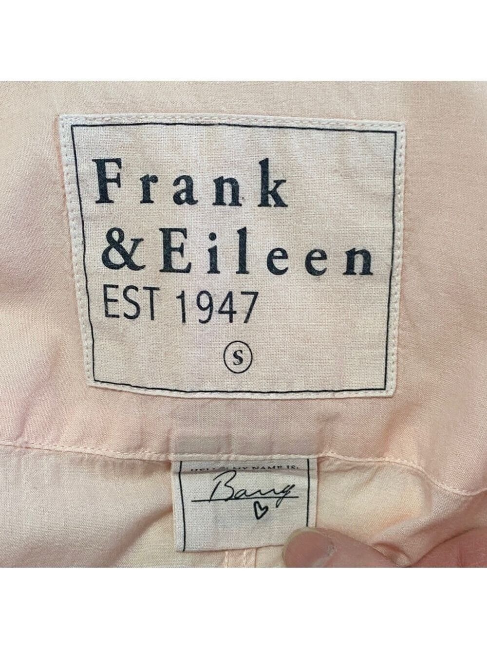 Frank & Eileen Light Peach Casual Button-Down Shirt - Picture 2 of 10